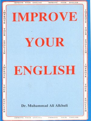 cover image of Improve your English